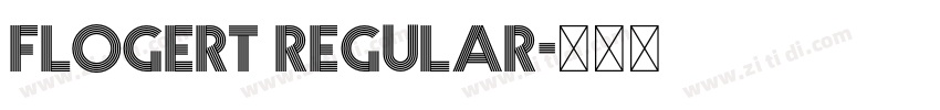 Flogert Regular字体转换